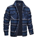 Men's Plaid Flannel Jacket - Lumberjack Work Shirt
