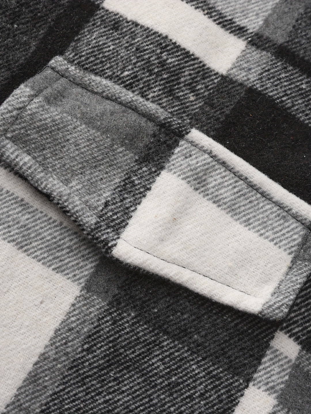 Men's Plaid Shirt Jacket - Classic Casual Overshirt