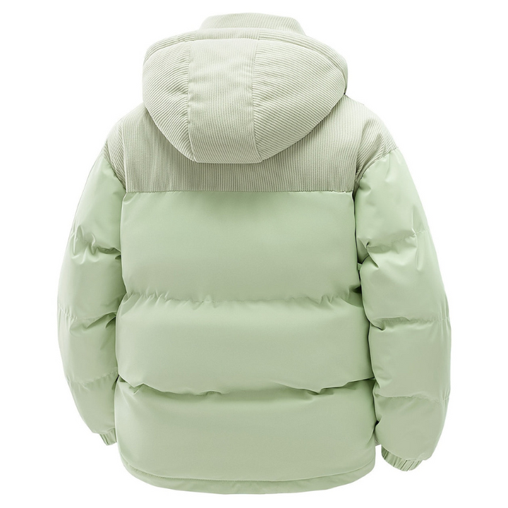 Men's Quilted Winter Jacket with Hood – Warm & Windproof