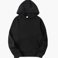 Men's Relaxed-Fit Pullover Hoodie - Plain Layering Essential