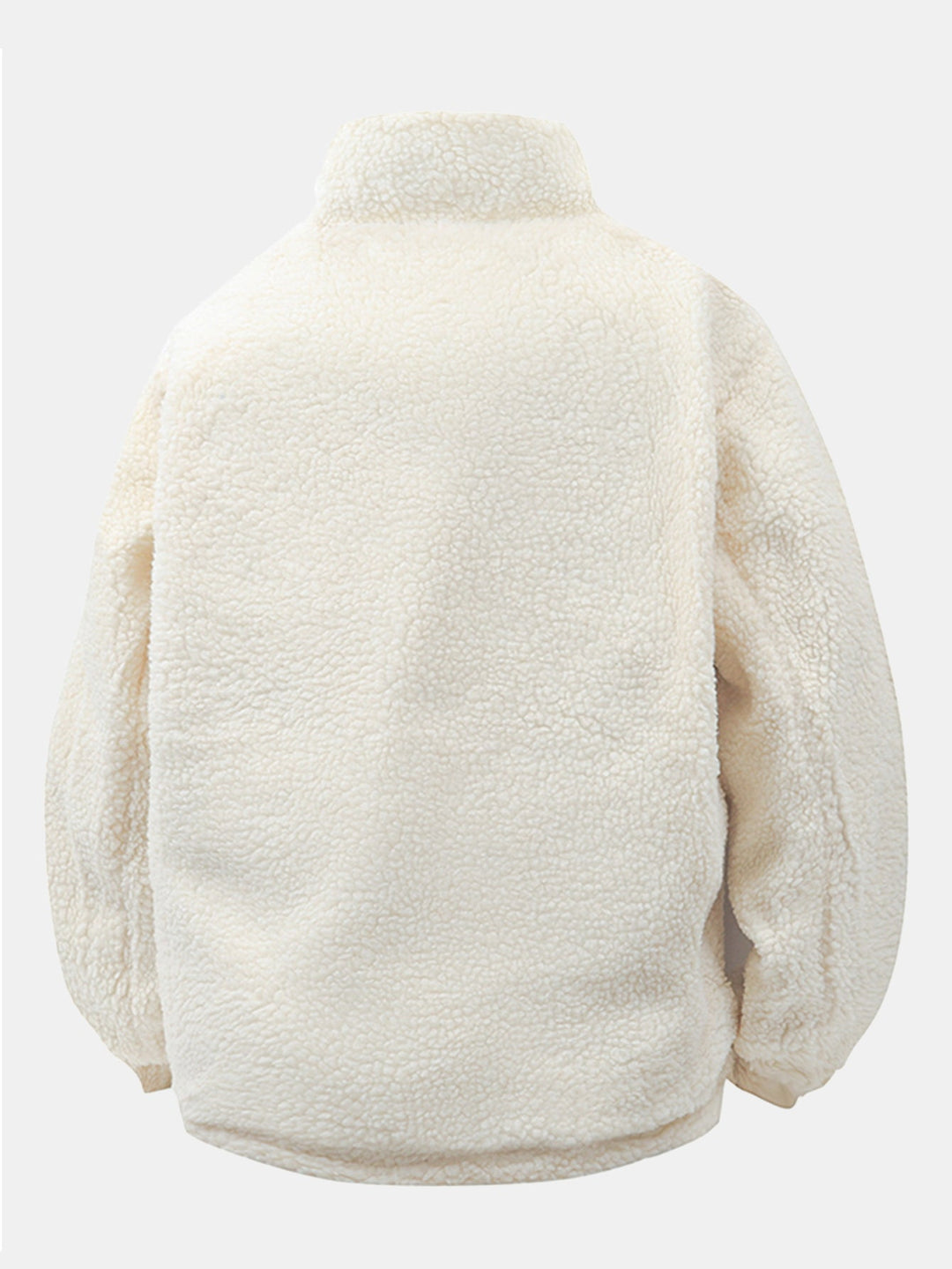 Men's Reversible Teddy Fleece Puffer Jacket – Relaxed Fit