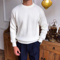 Men's Ribbed Knit Sweater - Timeless Warmth & Comfort