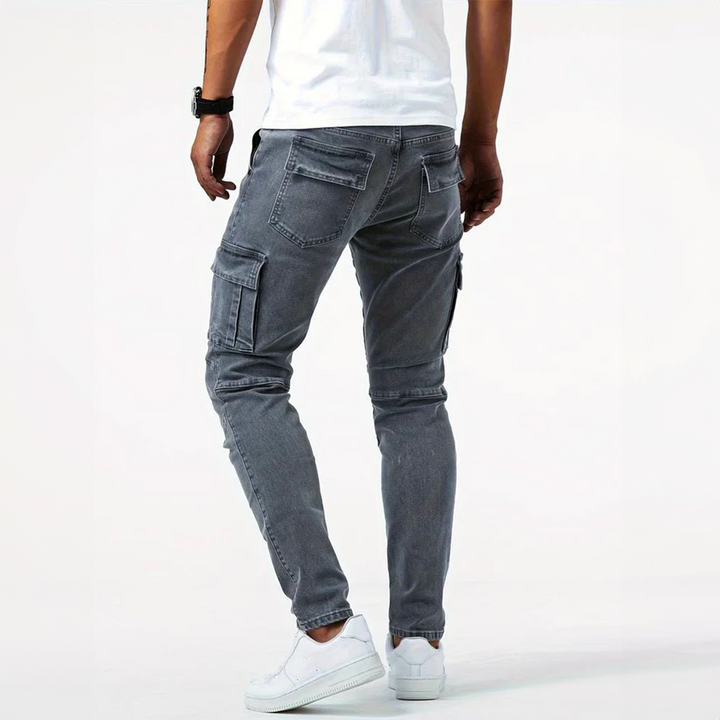 Men's Slim Fit Cargo Pants - Modern Casual Style