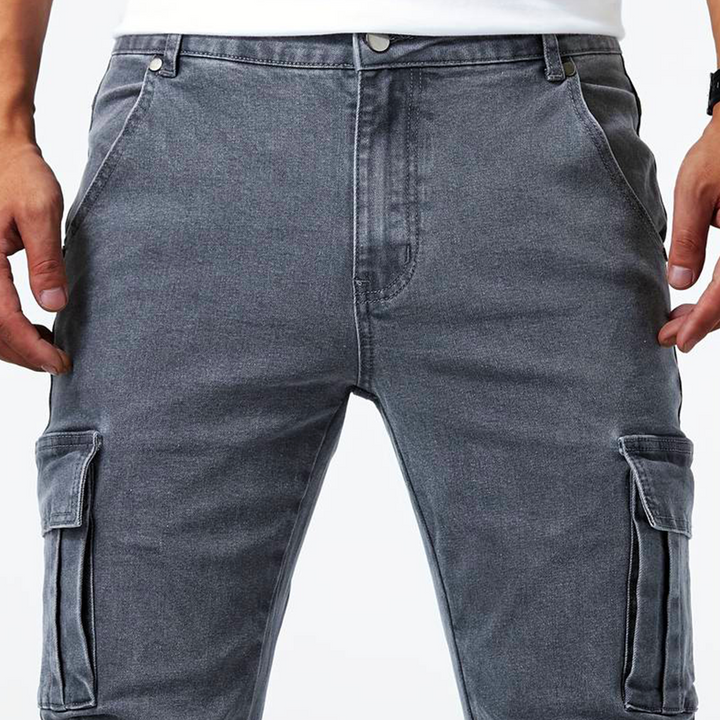 Men's Slim Fit Cargo Pants - Modern Casual Style