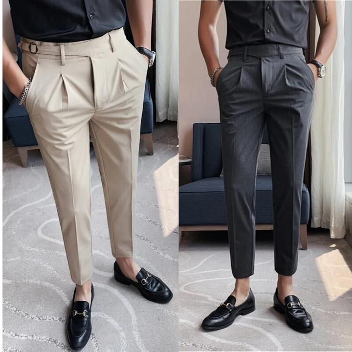 Men's Slim Fit Dress Pants - Formal & Casual