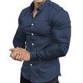 Men's Slim Fit Dress Shirt - Subtle Sheen