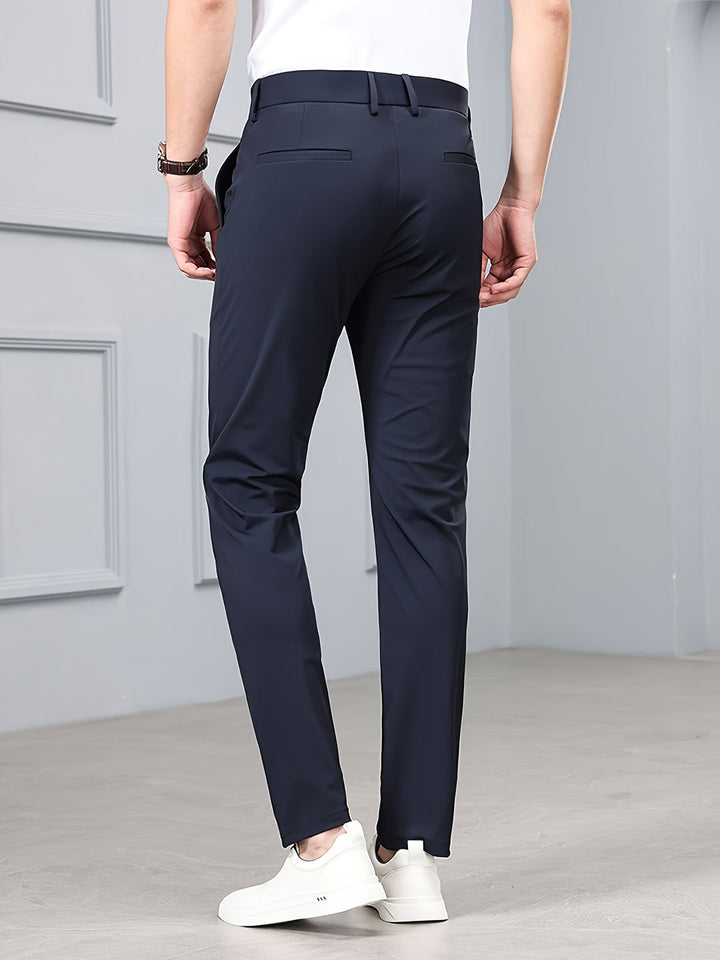 Men's Slim Fit Stretch Pants - Casual Comfort