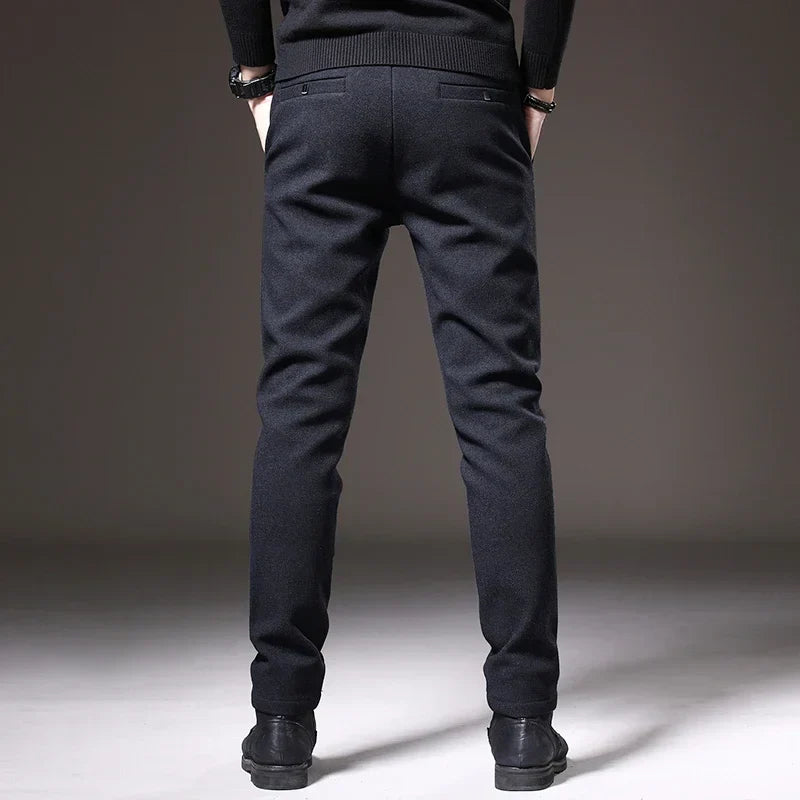 Men's Slim Fit Stretch Pants - Modern Casual & Business