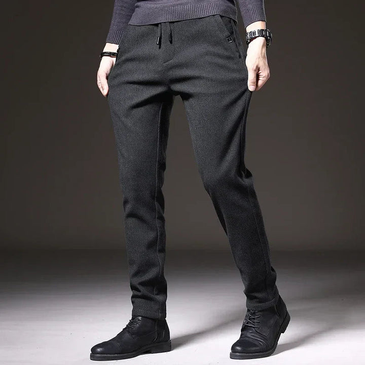 Men's Slim Fit Stretch Pants - Modern Casual & Business