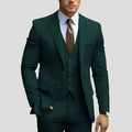 Men's Slim-Fit Three-Piece Suit - Formal Elegance