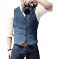 Men's Slim Fit Vest - Timeless Elegance for Casual & Formal