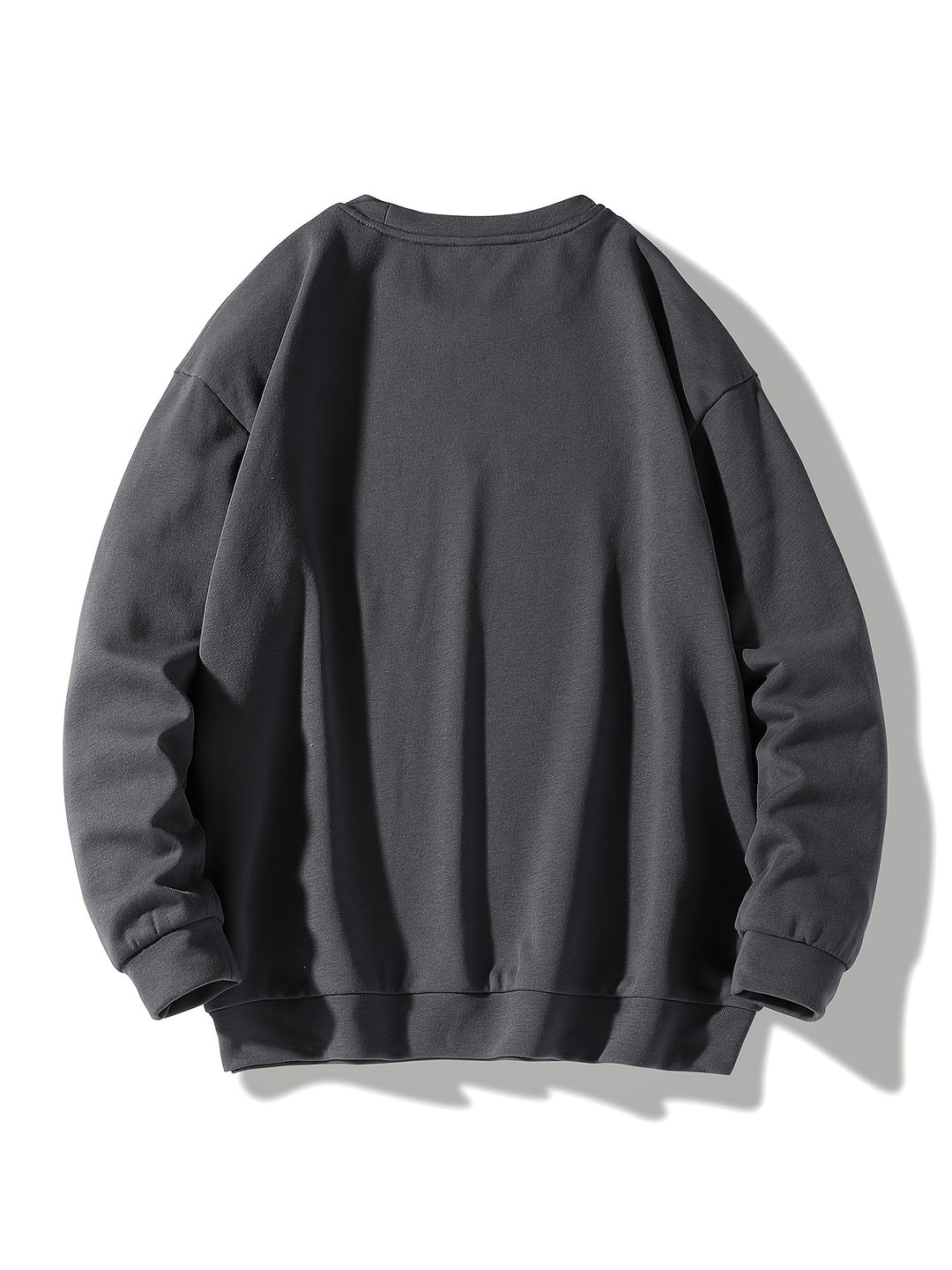 Men's Solid Crew Neck Sweatshirt - Classic Casual