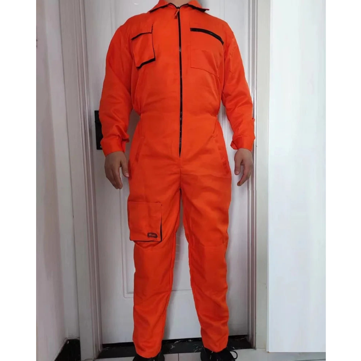 Men's Straight Overall with Zipper - Spring
