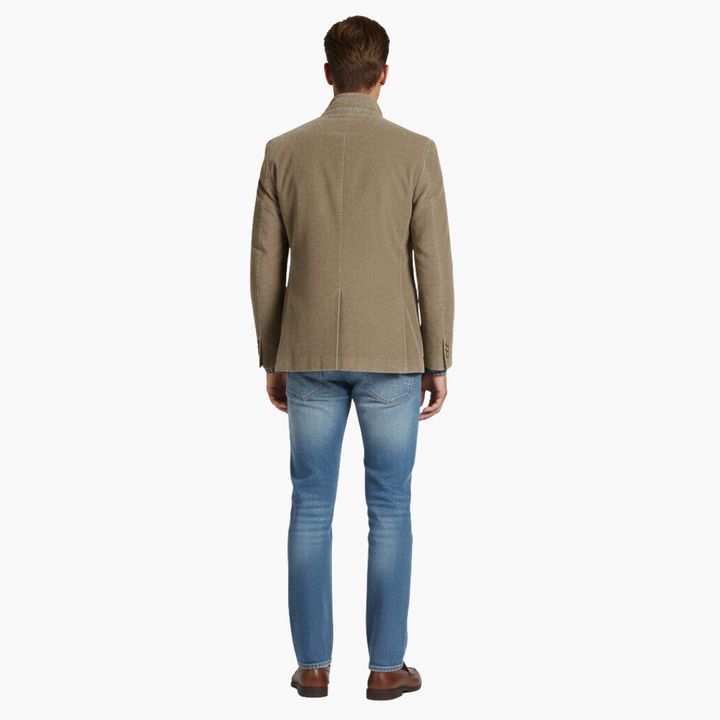 Men's Structured Blazer - Classic Tailored Fit