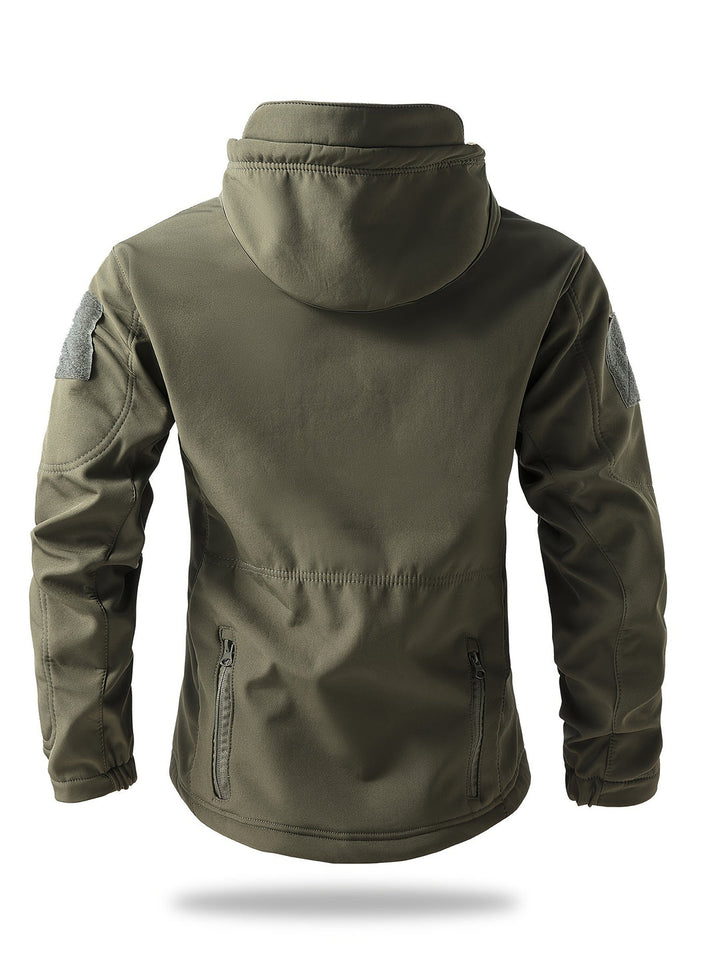 Men's Tactical Winter Jacket - Warm Outdoor Cargo Coat