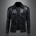 Men's Tailored Blazer with Zip Closure - Modern Autumn