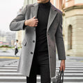 Men's Tailored Winter Coat – Long Elegant Fit
