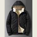 Men's Thermal Winter Jacket - Windproof Hooded Loose Fit