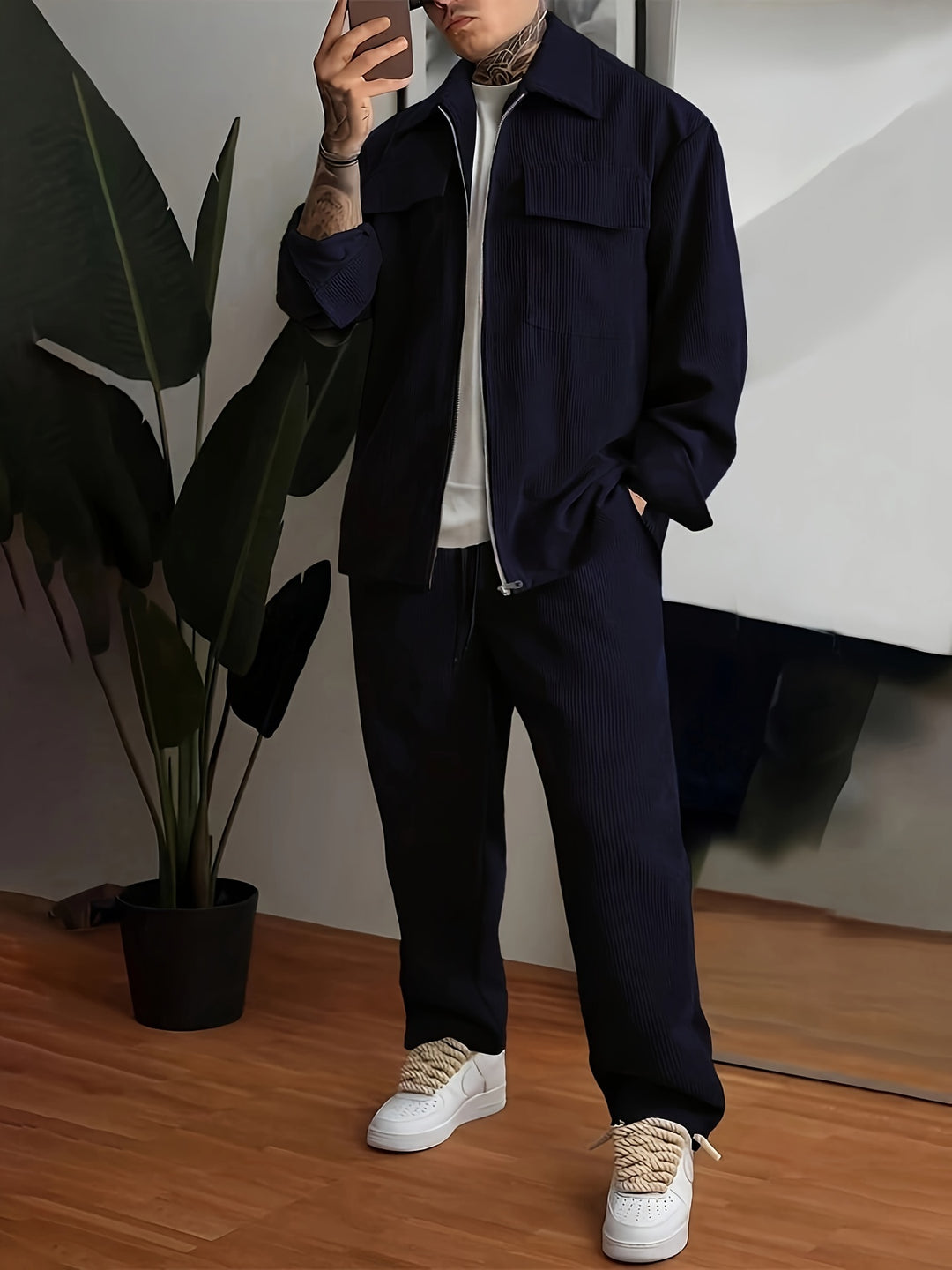 Men's Training Suit - Zip Jacket & Joggers Comfort Fit