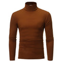 Men's Turtleneck Sweater Long Sleeve - Stretch Knit