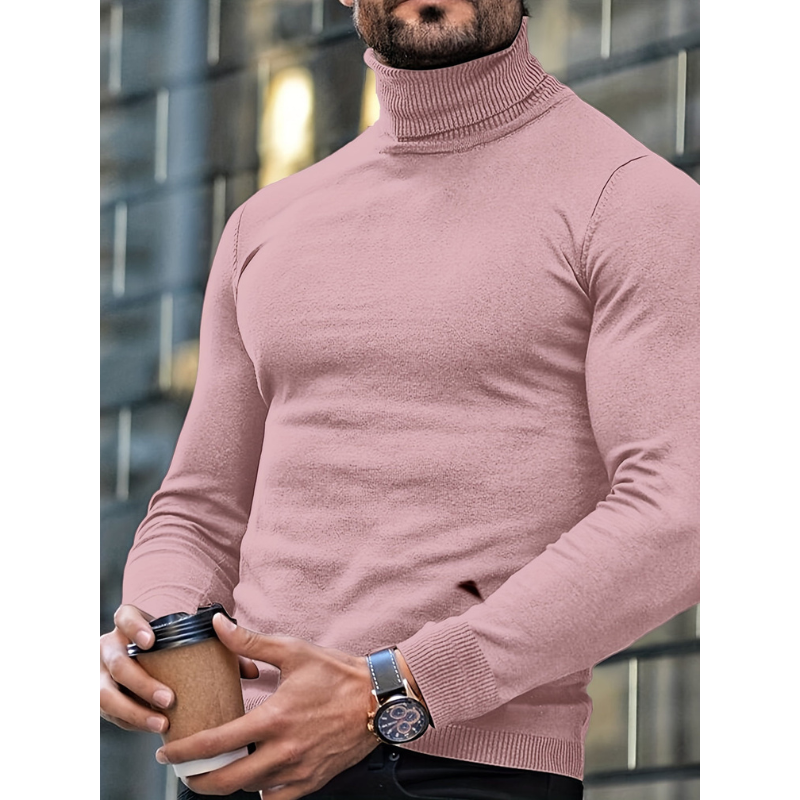 Men's Turtleneck Sweater - Slim Fit Classic Winter