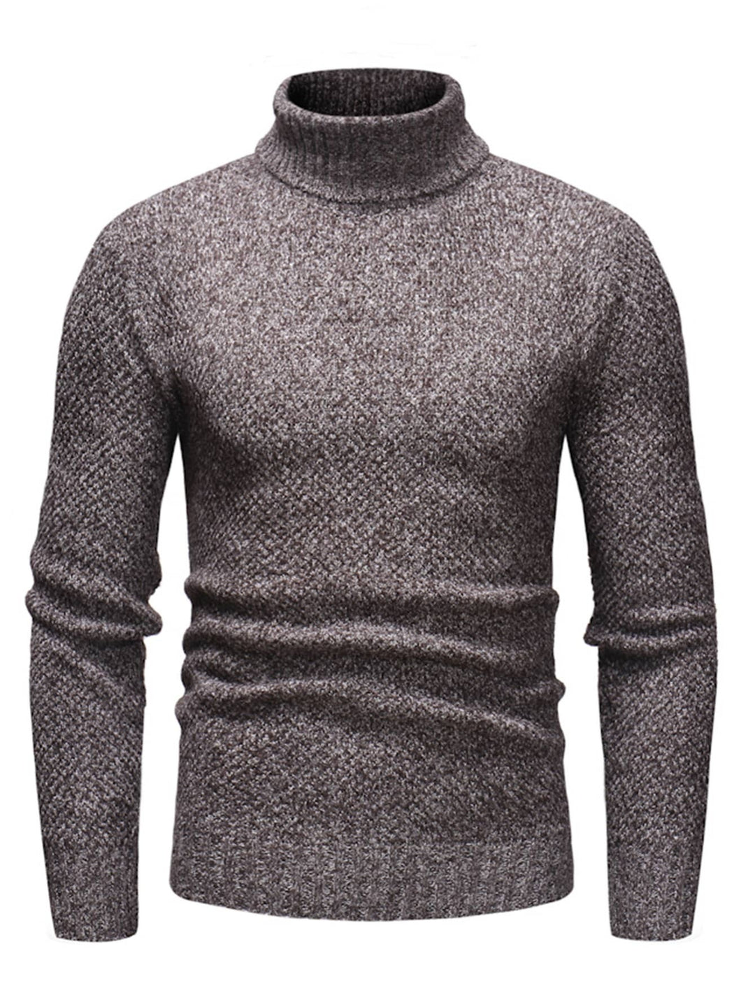 Men's Turtleneck Sweater - Slim Fit Knit