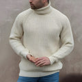 Men's Turtleneck Sweater - Thick Knit Winter Warmth