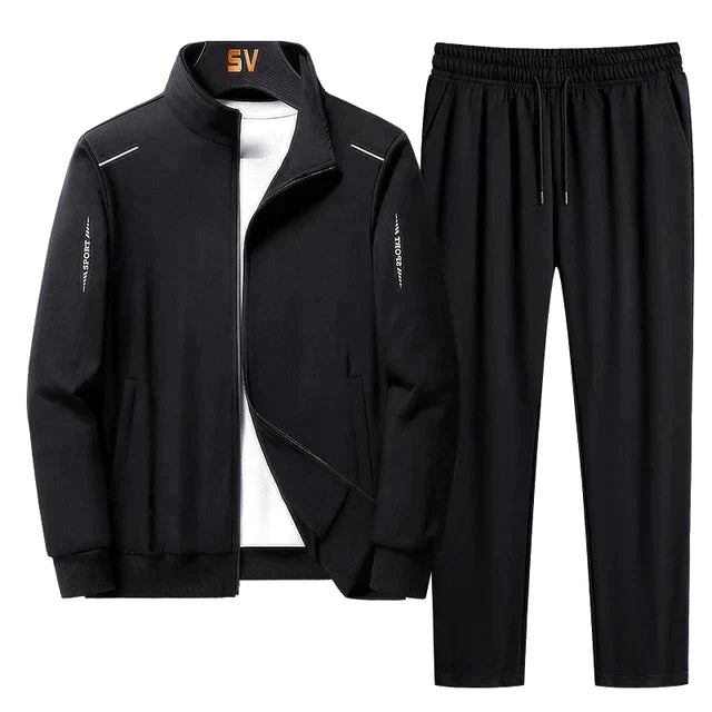 Men's Two-Piece Set with Zipper - Winter Comfort