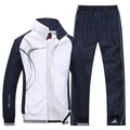 Men's Two-Piece Tracksuit Set - Lightweight Casual Sport