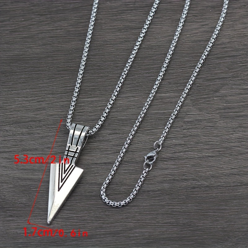Men's Viking Chain Necklace Set - Norse Symbols 3-Piece