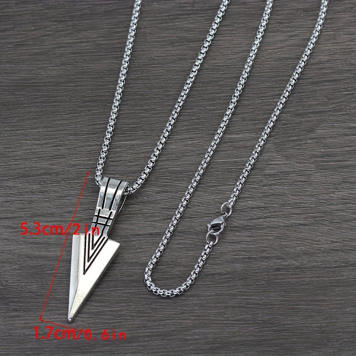 Men's Viking Chain Necklace Set - Norse Symbols 3-Piece