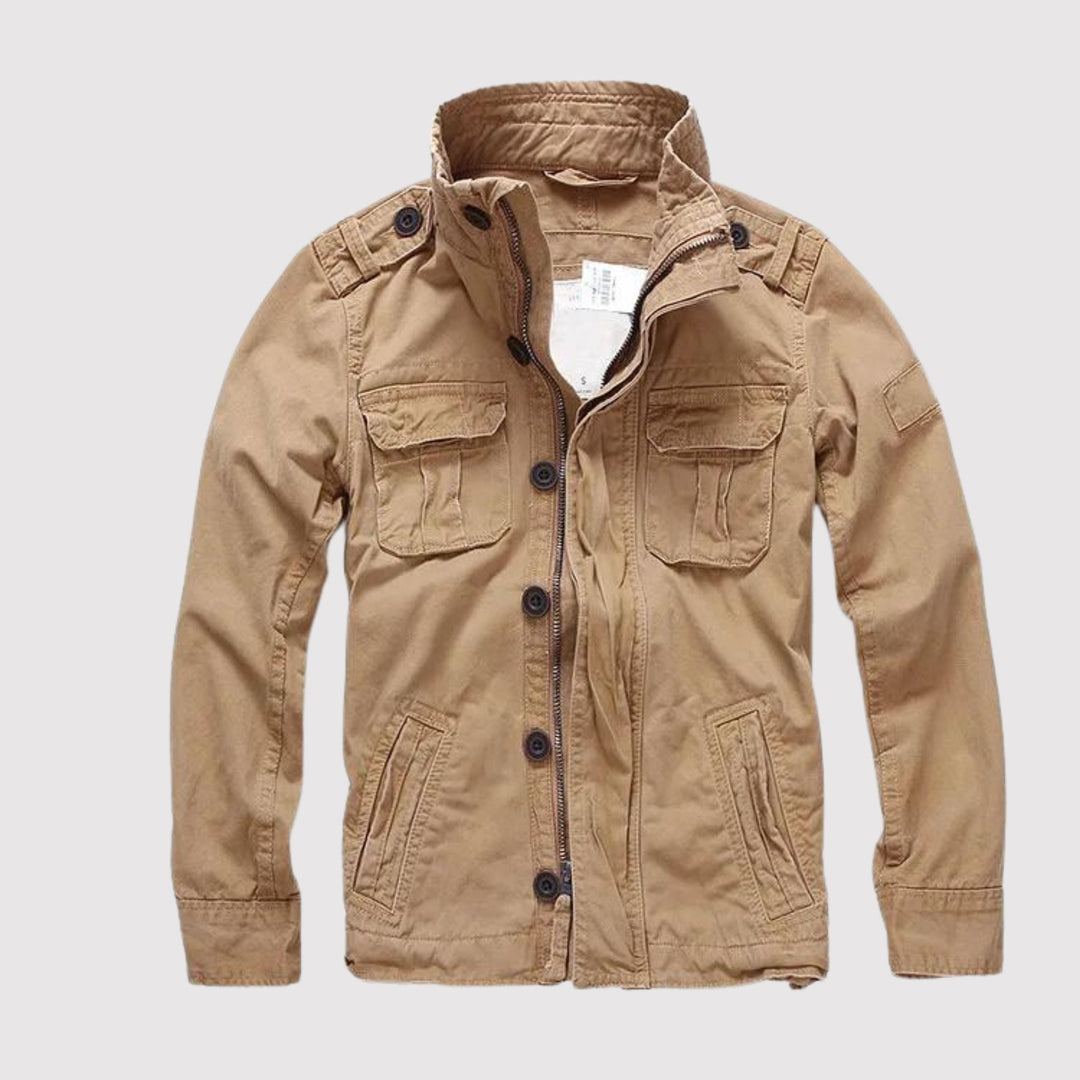 Men's Vintage Tactical Jacket - Classic Military Style