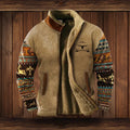 Men's Vintage Winter Jacket - Warm Outdoor Style