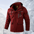 Men's Waterproof Winter Jacket - Windproof Functional Design