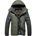 Men's Waterproof Winter Parka Jacket - Thermal Outdoor Coat