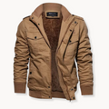Men's Windproof Winter Work Jacket - Khaki