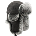 Men's Winter Beanie with Ear Flaps - Windproof Warm Hat