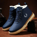Men's Winter Boots with Fleece Lining and Slip-Resistant Sole