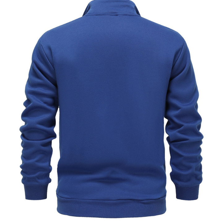 Men's Winter Jacket - Sporty High Collar Casual Warmth