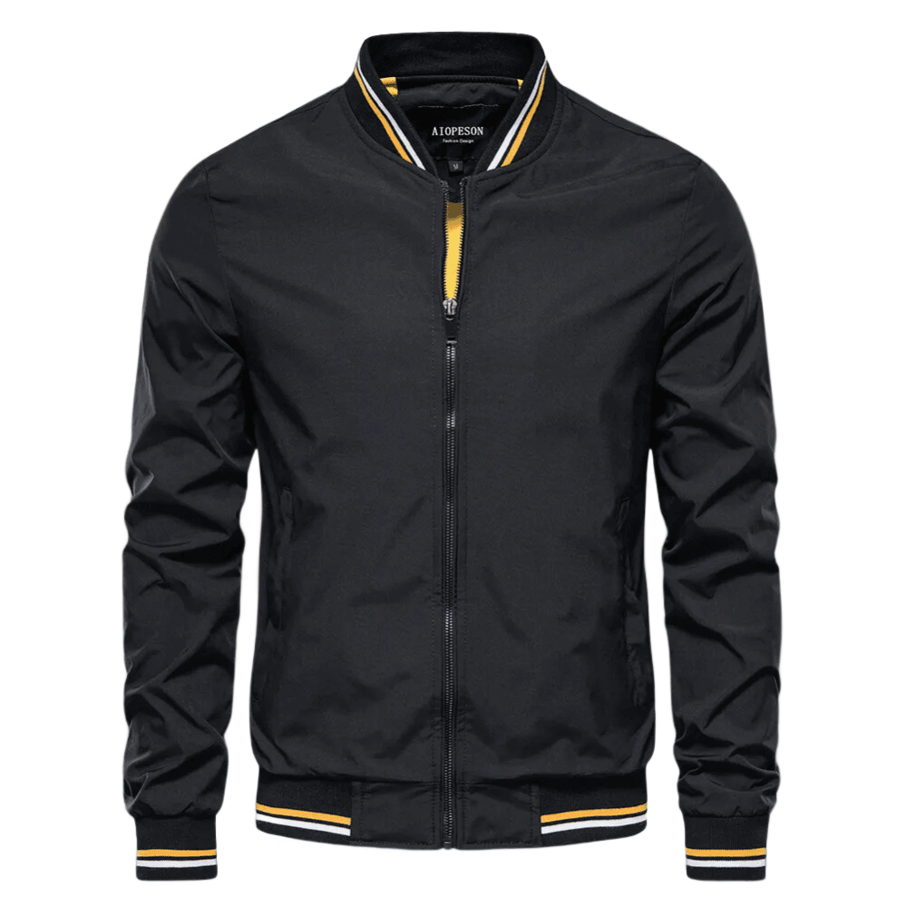 Men's Winter Jacket - Versatile Casual Warmth - Black