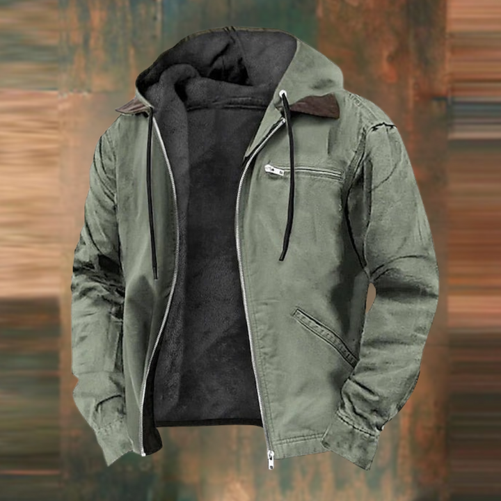 Men's Winter Jacket - Warm & Stylish Cold Weather Coat - Green