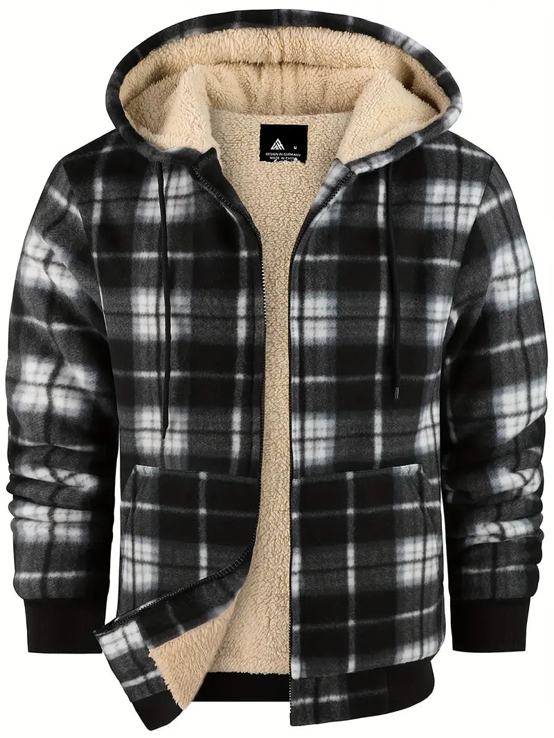 Men's Winter Jacket - Warm & Stylish Everyday Coat - Black