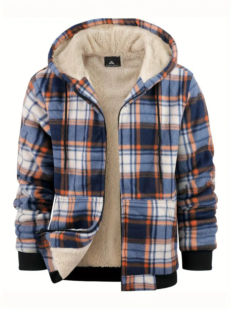 Men's Winter Jacket - Warm & Stylish Everyday Coat - Blue