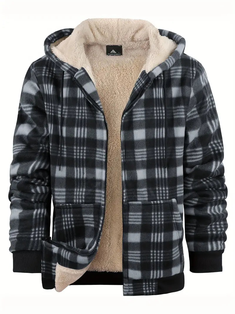 Men's Winter Jacket - Warm & Stylish Everyday Coat - Grey