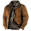 Men's Winter Jacket with Fleece Collar - Warm & Versatile