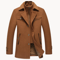 Men's Wool Blend Blazer Jacket - Classic Tailored Fit