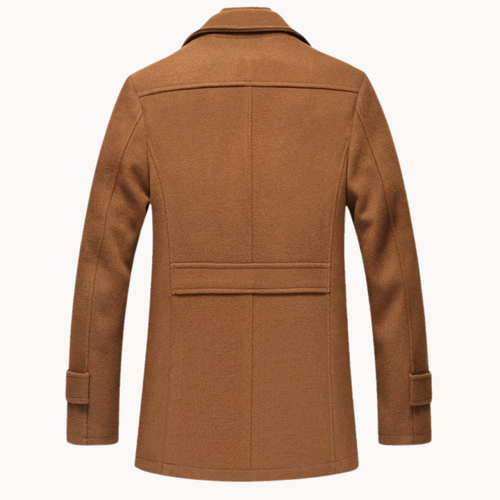 Men's Wool Blend Blazer Jacket - Classic Tailored Fit