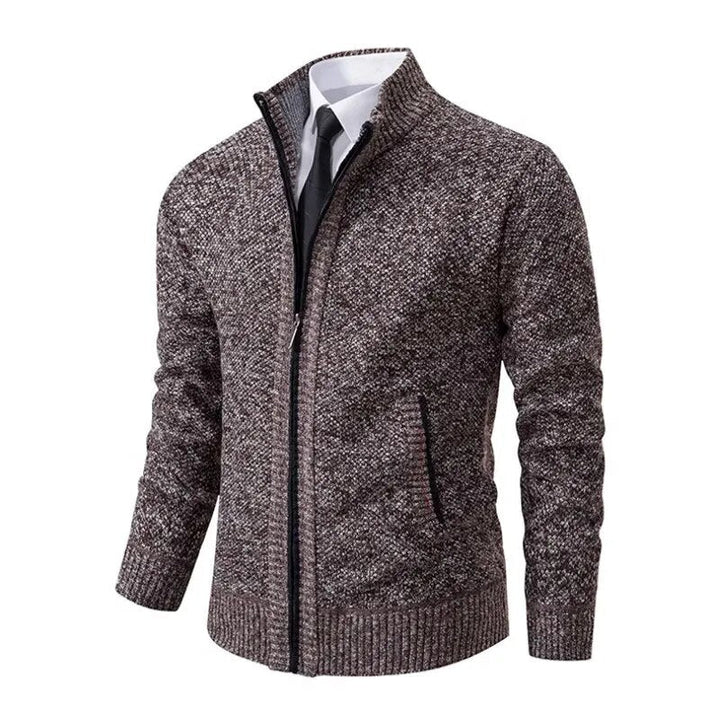Men's Zip-Up Vest - Classic Layering Essential - Coral