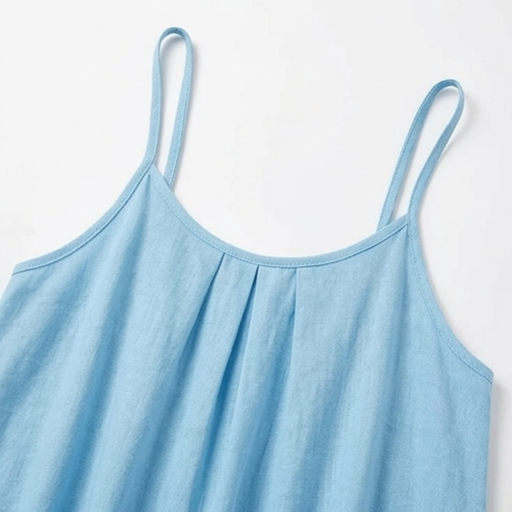 Women's Backless Cami Maxi Dress - Open Back Summer Style