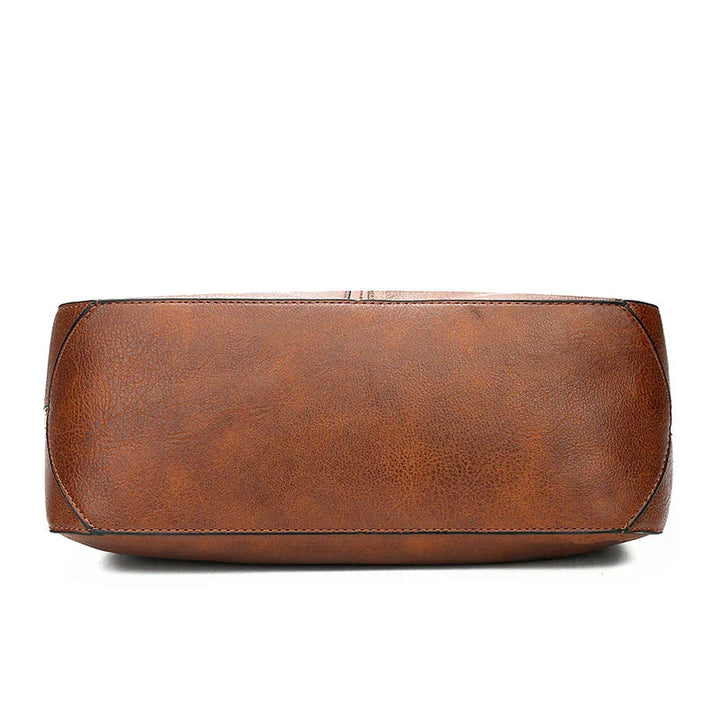 Women's Casual Retro Shoulder Bag - Soft Structured Design